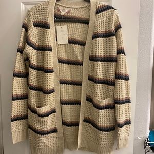 Women’s stripped cardigan